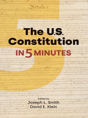 cover image of The U.S. Constitution in Five Minutes